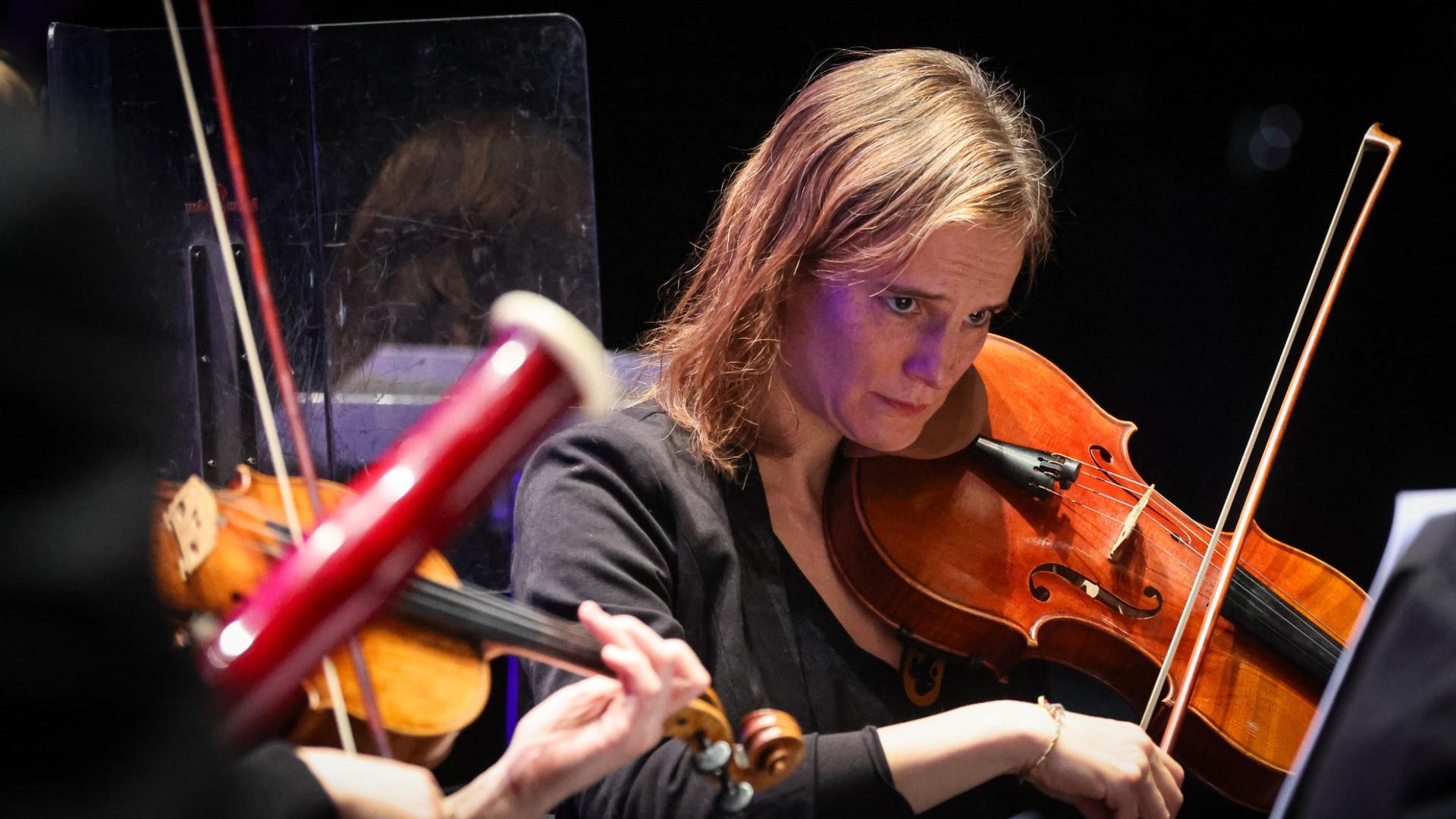 Photographe annecy haute savoie orchestre des pays de savoie bonlieu concert reportage photo entreprise departement seule portrait violon magique image