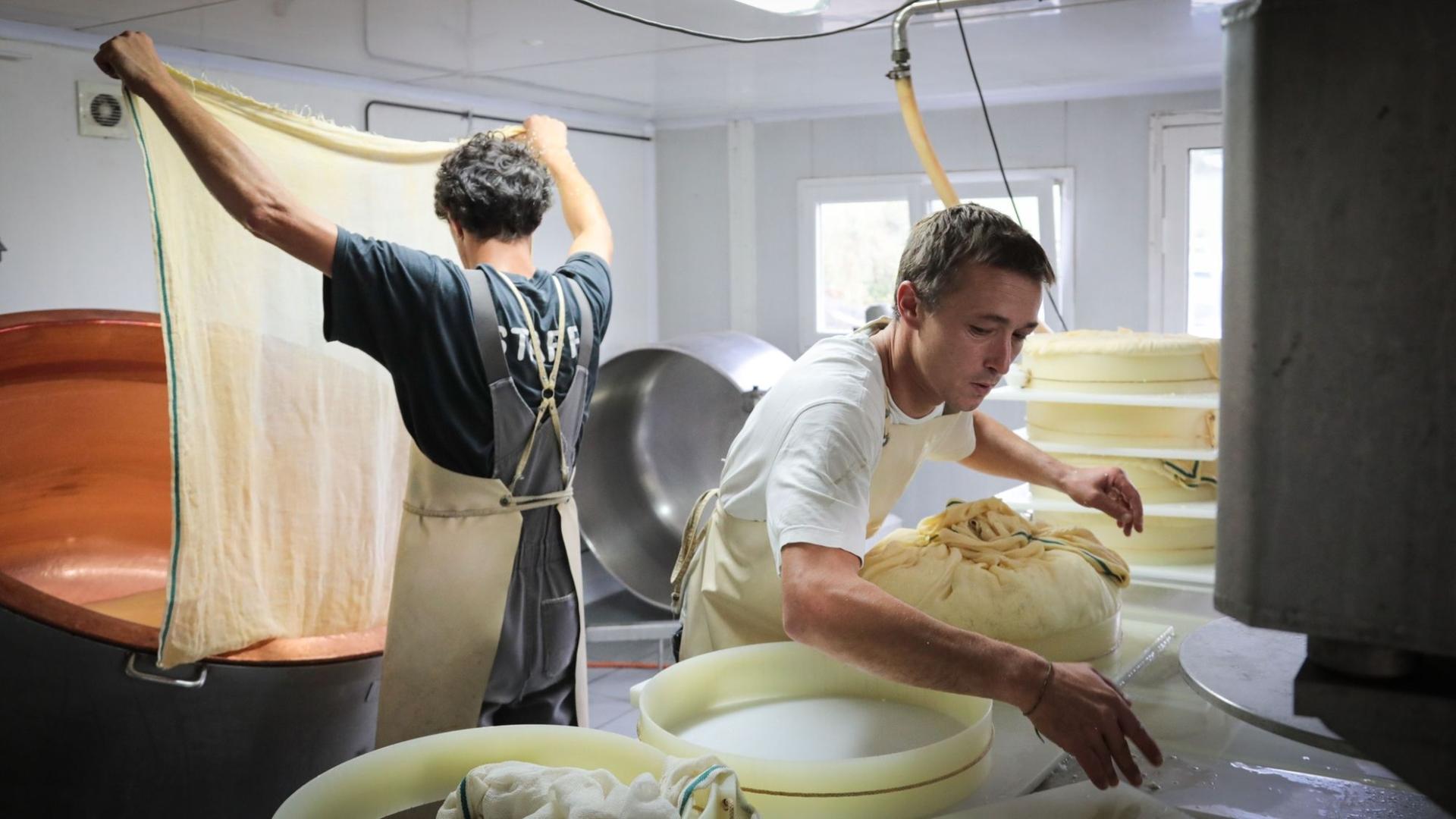 Photographe publicitaire annecy haute savoie terroir producteur image affiche communication production abondance evires filliere pays fabrication